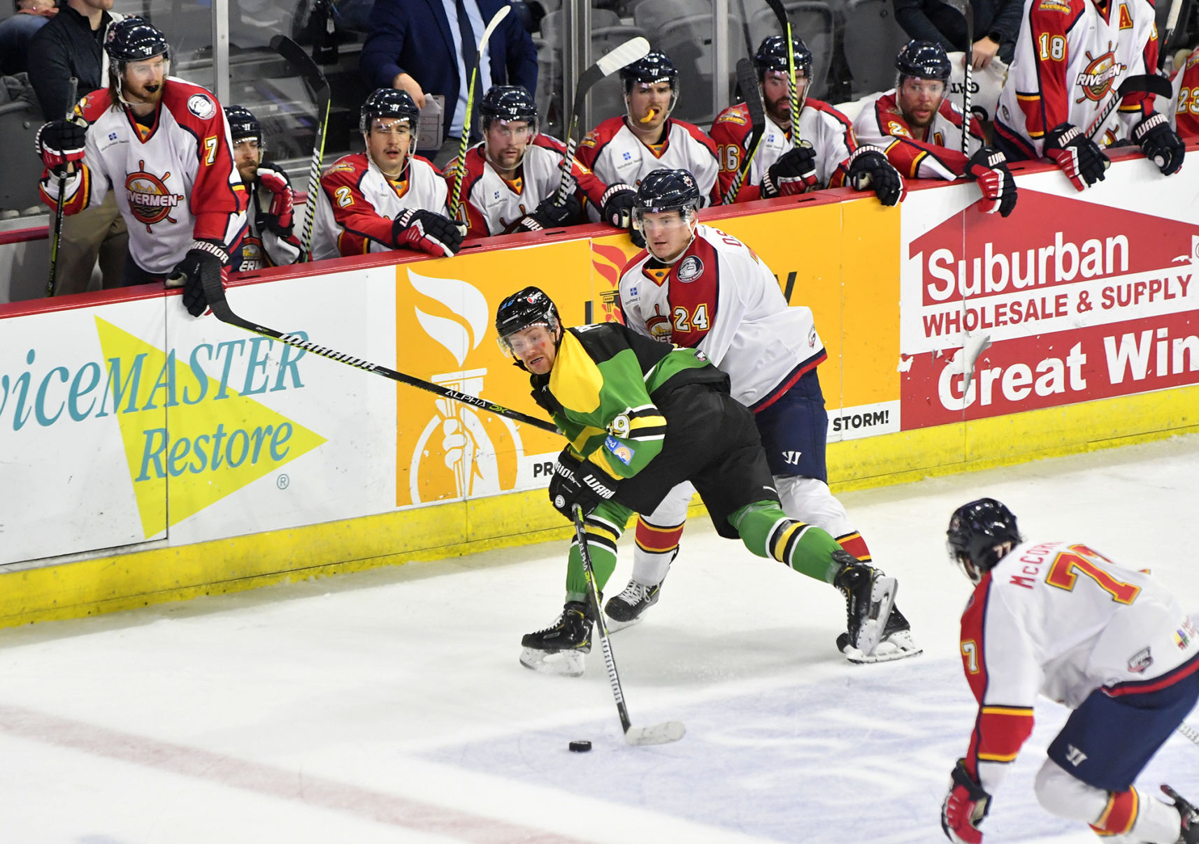 Quad City Storm vs Peoria Rivermen hockey